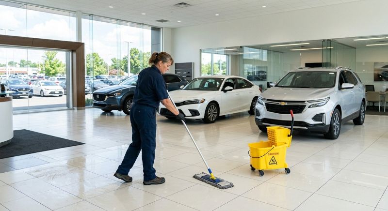 Automobile Dealership Cleaning in Conroe, TX