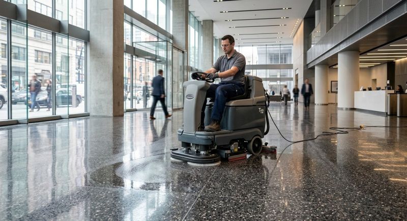 Commercial Floor Shining in Boston, MA