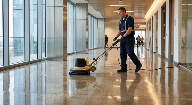 Commercial Floor Shining in Janesville, WI