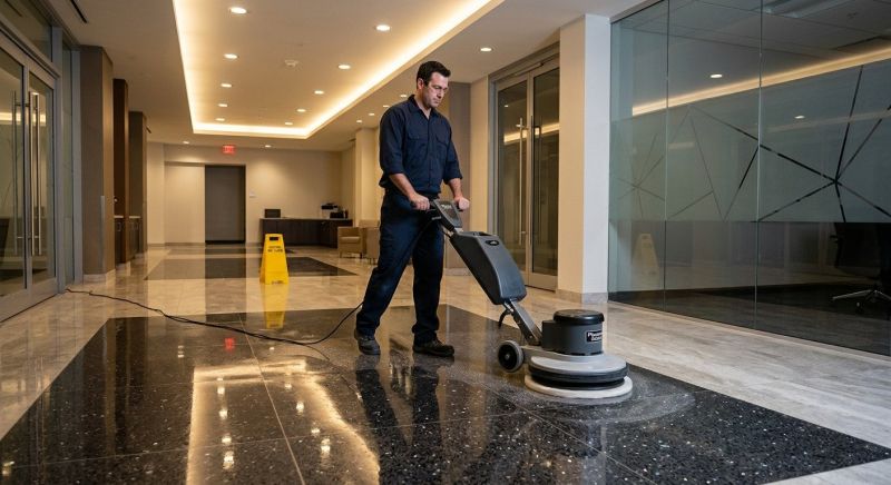 Commercial Floor Shining in Madison, WI