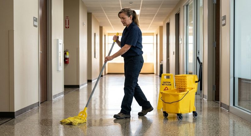 Commercial Kitchen Mopping in Frisco, TX