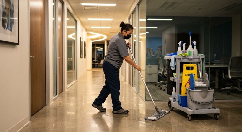 Janitorial Mopping Service in Denton, TX