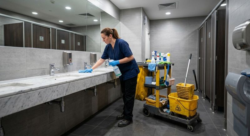 Office Bathroom Cleaning in New Braunfels, TX